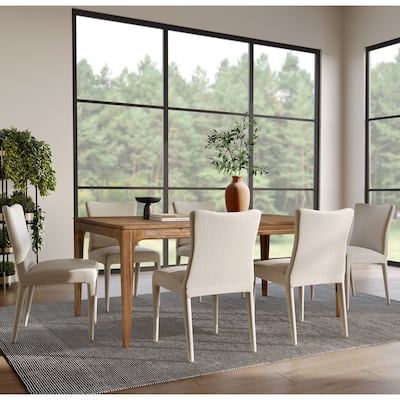 NPD Furniture Hereford 71-93" Extendable Acacia Wood Dining Table