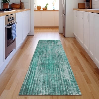Premium Washable Super Soft Ombre Stripes Mayfield Rug