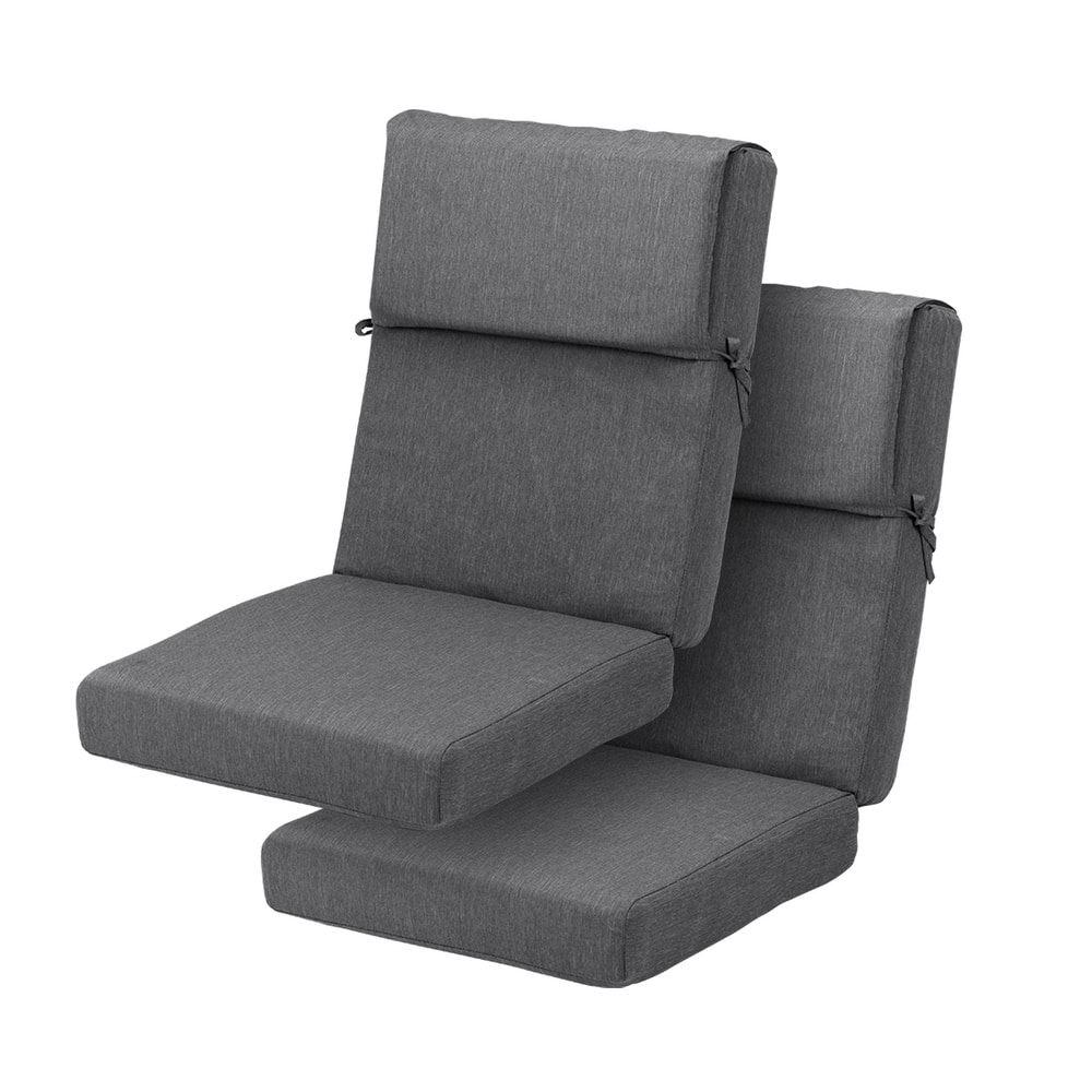 Aoodor Patio High Back Chair Cushions Set of 2