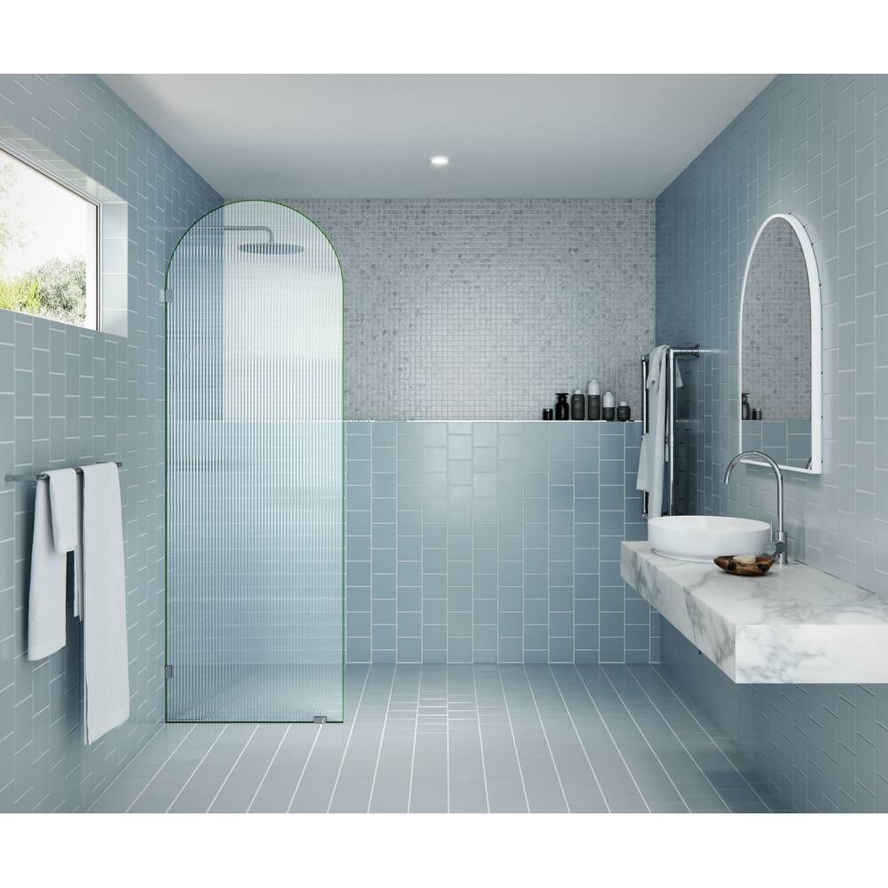 Glass Warehouse ARC-FL-28 Maven 86-3/4" High x 28" Wide Shower Screen