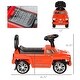 preview thumbnail 7 of 9, Kids Ride on Push Car, SUV Style Toddler Car with Horn, Music, Working Lights, and Hidden Storage for 18-36 Months - Red