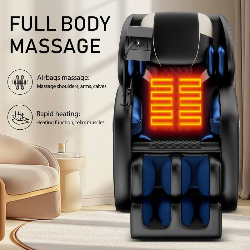 Massage Chair Recliner with Zero Gravity with Full Body Air Pressure