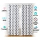 preview thumbnail 25 of 46, HLC.me Arrow Thermal Room Darkening Blackout Energy Efficient Window Curtain Grommet Panels - Set of 2