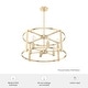 preview thumbnail 6 of 14, Hunter Astwood 26" 6 Light Chandelier, Dining Room, Kitchen, Cage - Art-Deco, Transitional, Contemporary