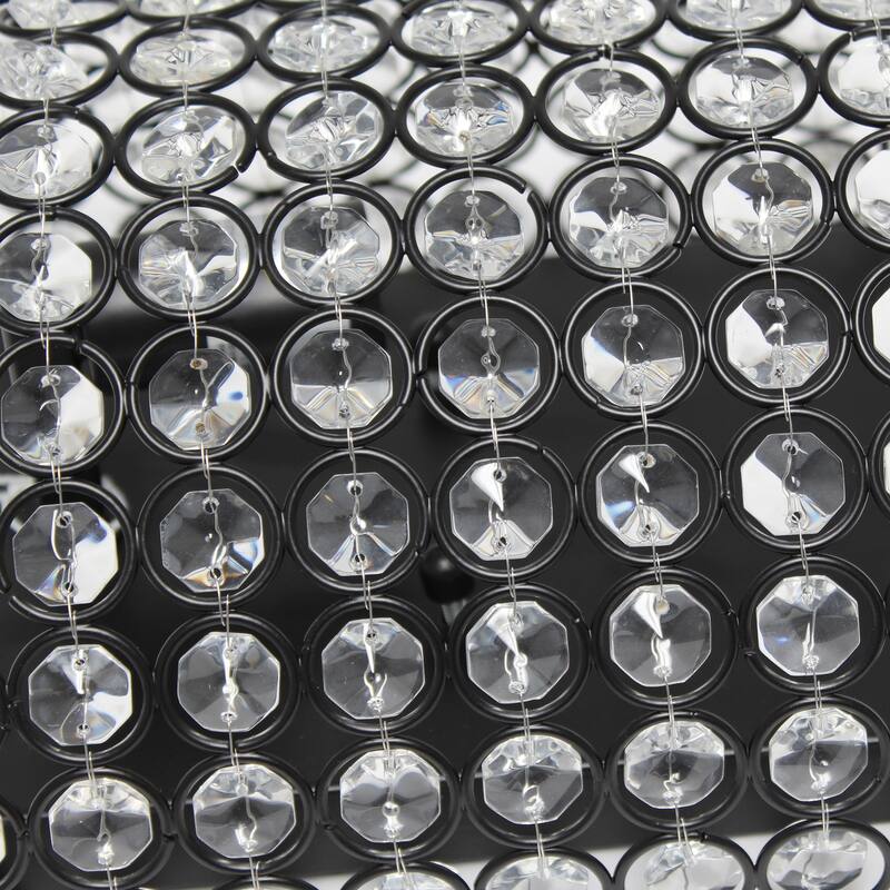 8 Inch Wall Sconce Lighting Modern 1-Light Metal Vanity Light Black - 8.25