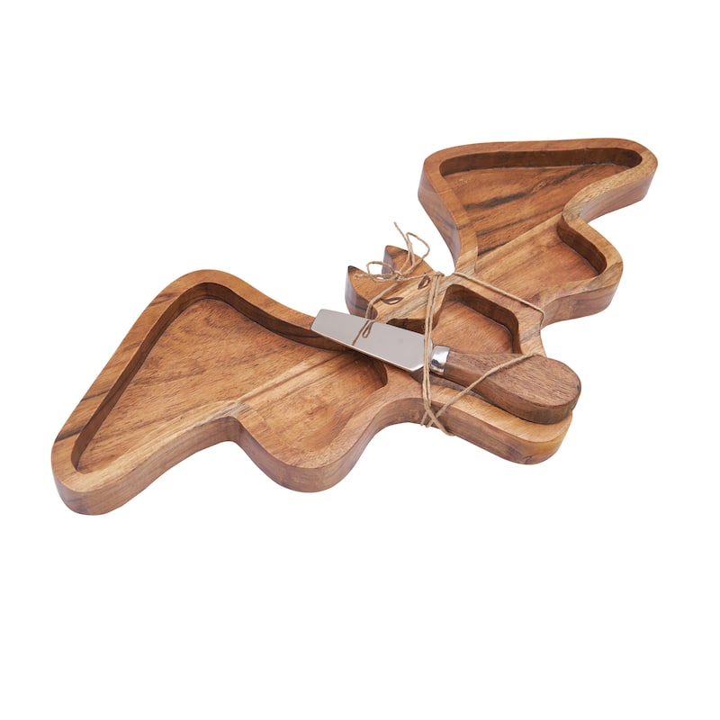 Halloween Bat Serving Board With Spreader Set of 2