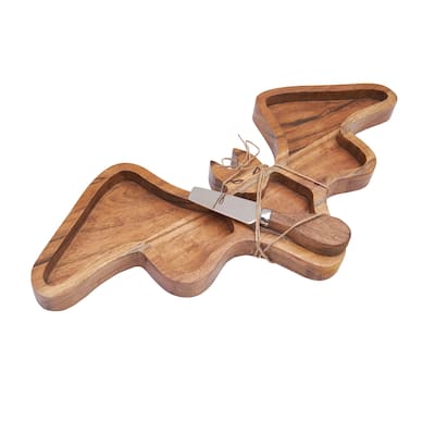 Halloween Bat Serving Board With Spreader Set of 2