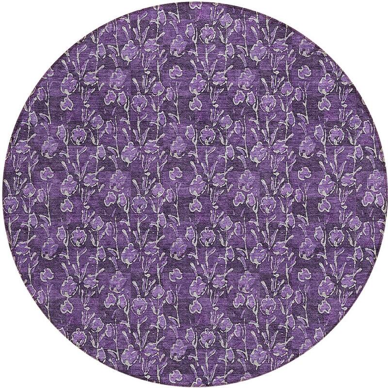 HomeRoots Floral Transitional Rectangle Outdoor Rug