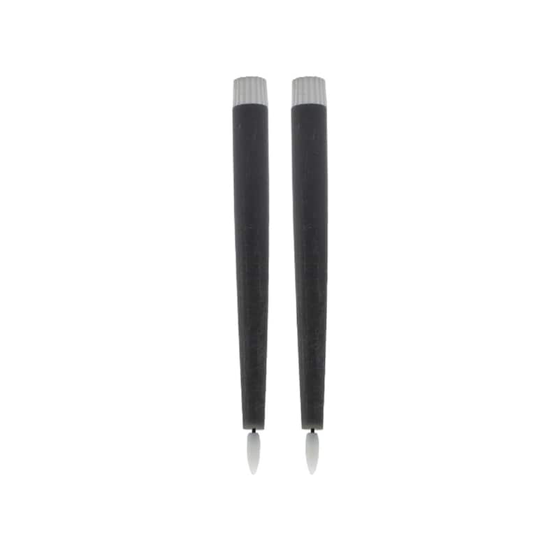 Tall 3D Flame LED Taper Candles - 11.75" - Gray - Set of 2