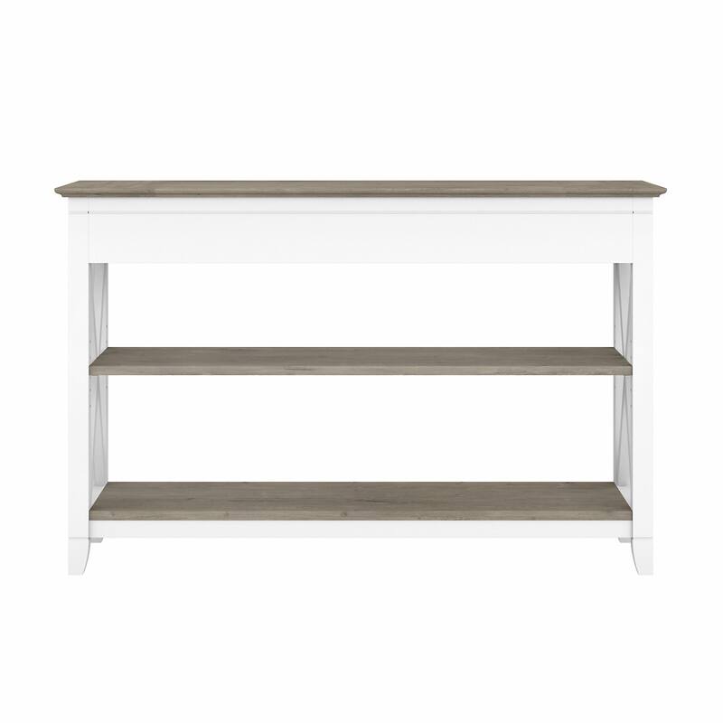 Console Table with Drawers and Shelves