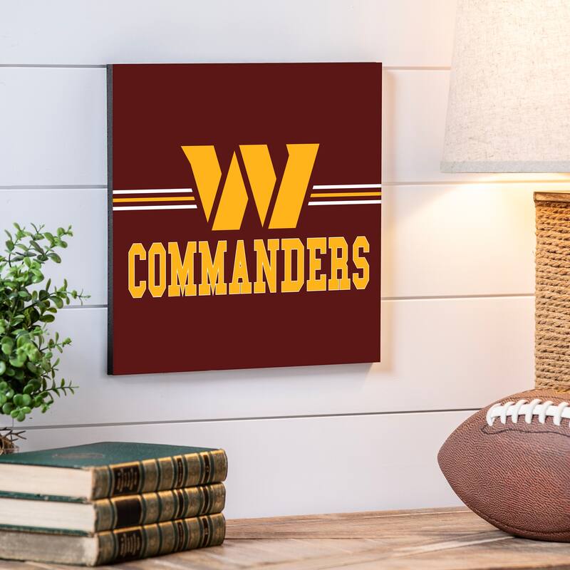 Washington Commanders Foam Core Wall Decor - Red