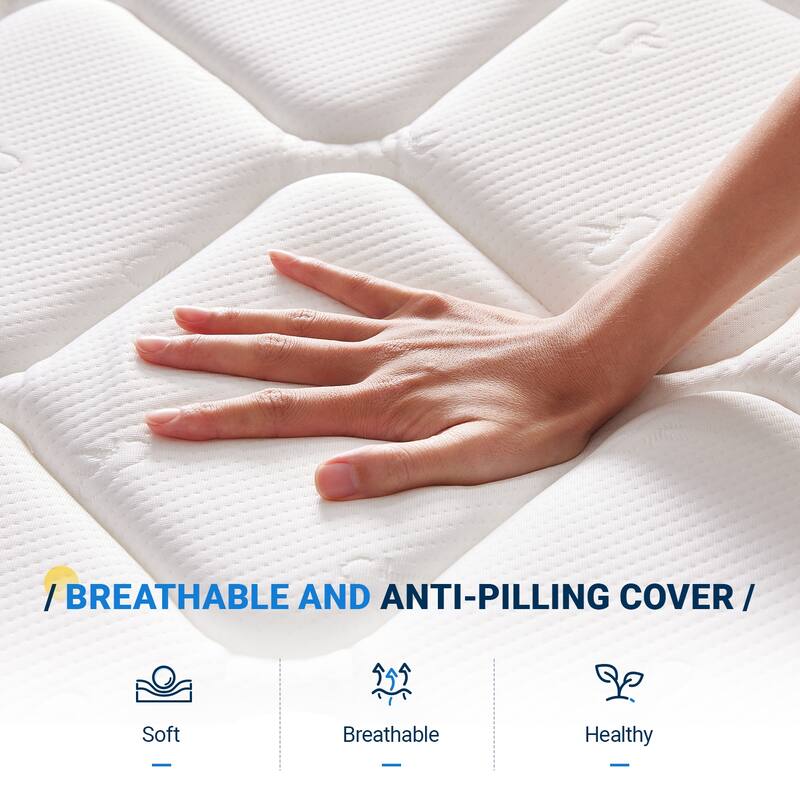 Avenco 12'' Medium Memory Foam Hybrid Mattress