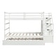 preview thumbnail 6 of 24, Twin-Over-Twin Multifunctional Trundle Bunk Bed with Stairs with Twin Size Trundle and 3 Storage Stairs
