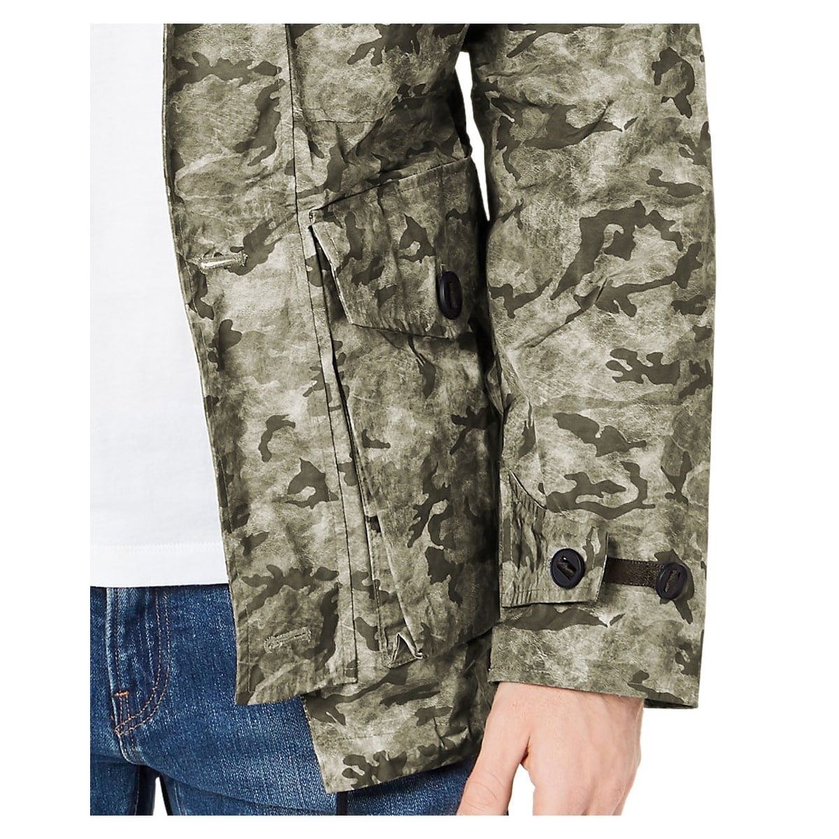michael kors olive camo jacket