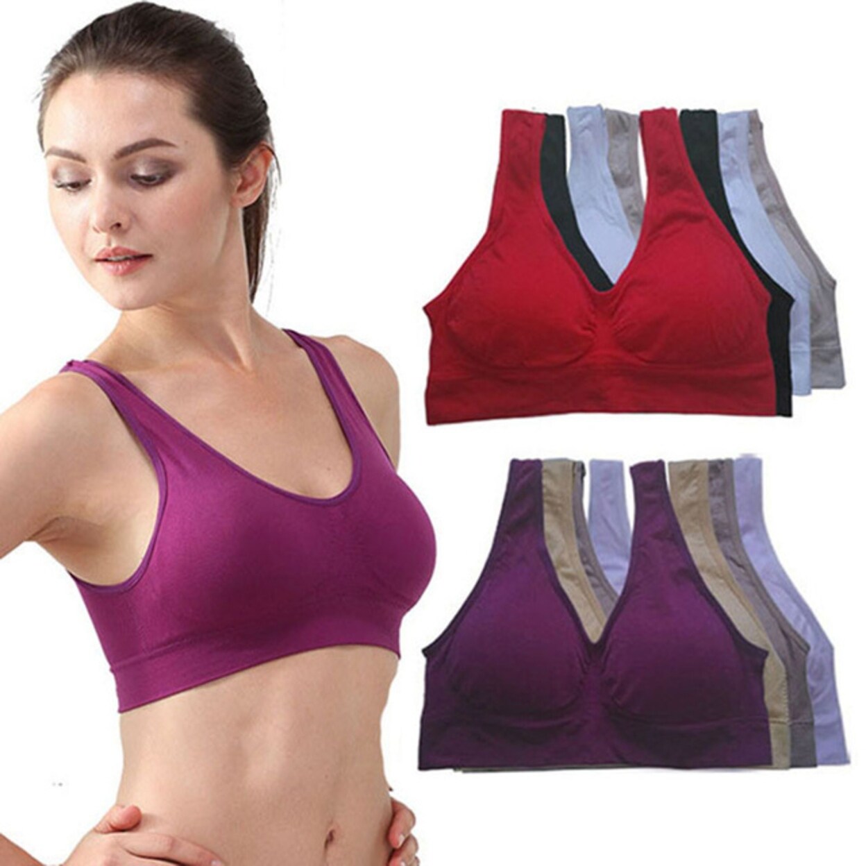 yoga crop bra