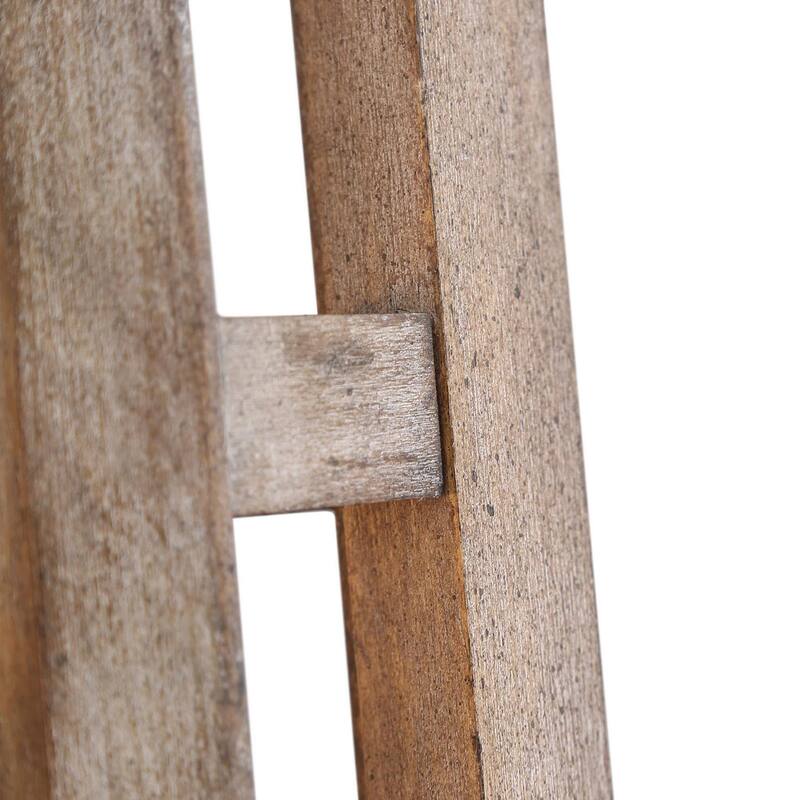Farmhouse 4-Light Lantern Chandelier Rustic Square Wood Pendant Light - W13.5"xD13.5"xH13.5"