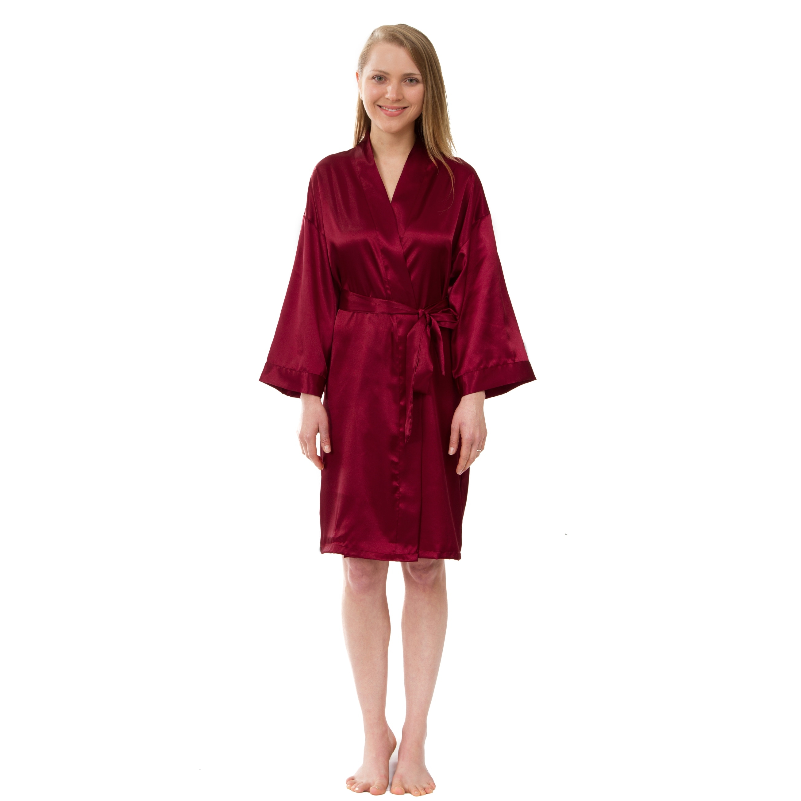 Women's Silky Satin Robe - On Sale - Bed Bath & Beyond - 34555602