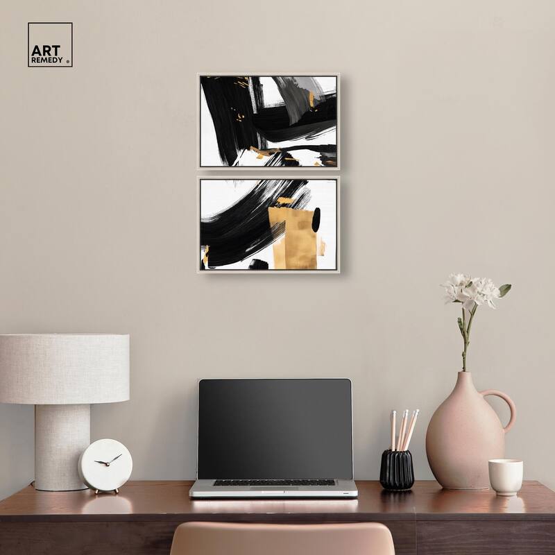 Refined Simplicity Canvas Set of 2 by Art Remedy