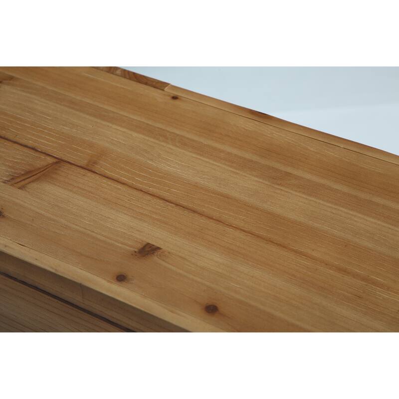 62.99-Inch Solid Wood Console Table for Living Room