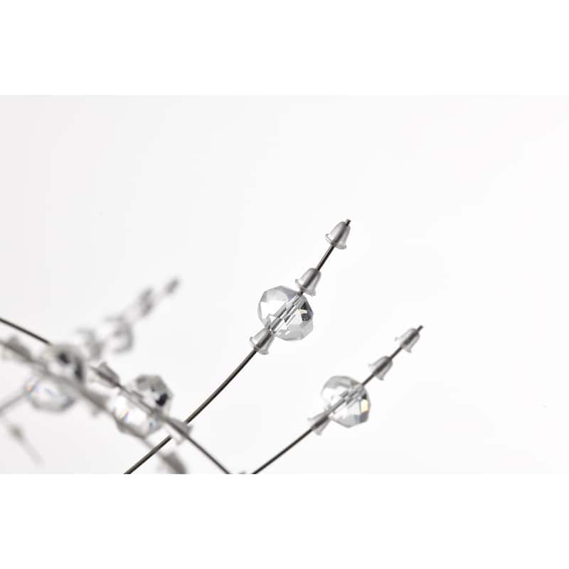 Xhosa 30 Inch chrome Polish Crystal Chandelier 12 Light