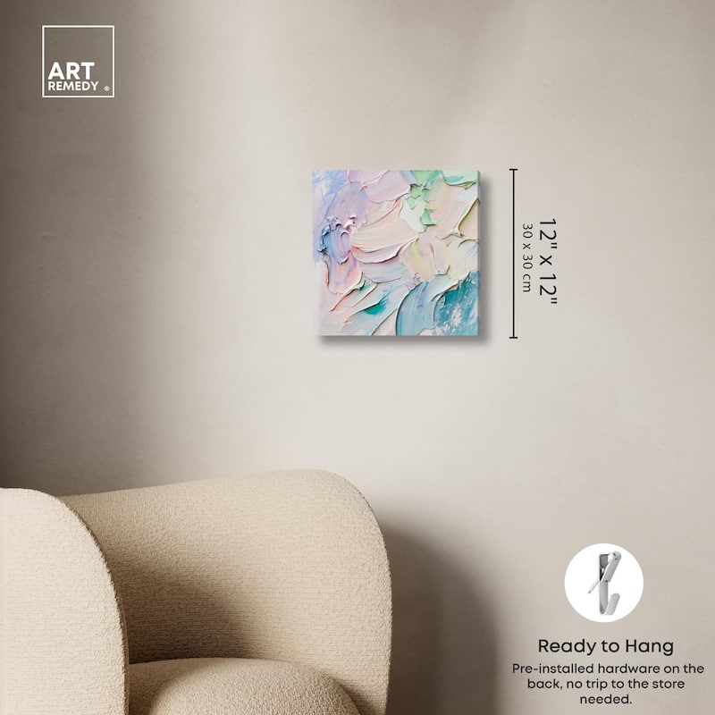 Flowing Mousse I Canvas by Art Remedy, Gallery Wrapped