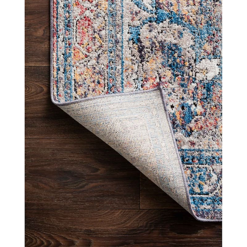 Alexander Home Adrian Distressed Traditional Border Area Rug