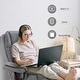 preview thumbnail 21 of 50, MCombo Set of 2 Swivel Recliner with Ottoman, Vibration Massage Lumbar Pillow