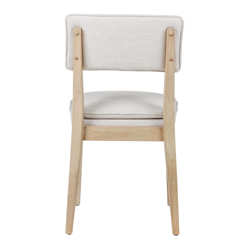 Solid Wood Upholstered Dining Chairs (Set of 2) by East at Main