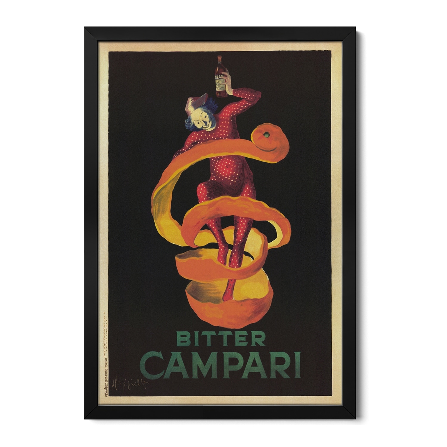 Bitter Campari (Vintage) Premium Framed Poster by Leonetto Cappiello