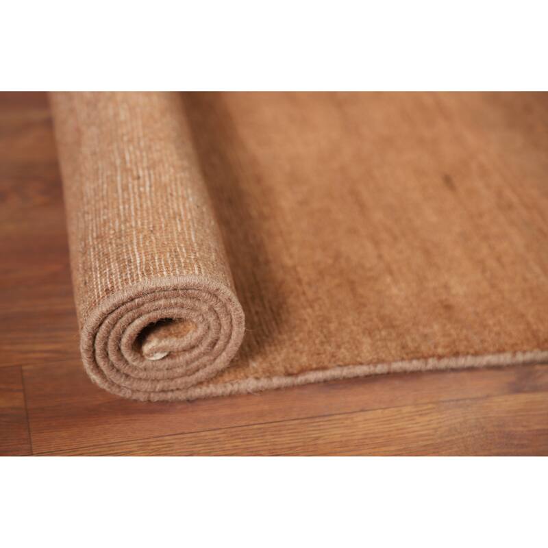 Modern Gabbeh Oriental Foyer Rug Contemporary Handmade Wool Carpet - 3'3"x 4'9"