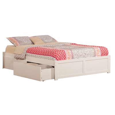 Platform Bed with Drawers & Charger - Modern Storage Bed Frame - Underbed Storage Solutions