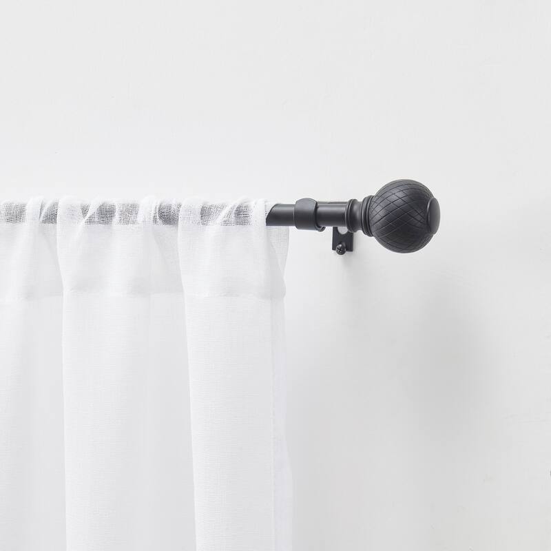 Martha Stewart Bergen Window Rod and Finial Set