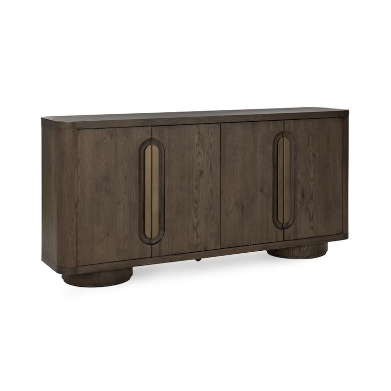 Classic Home Tiber 74" Oak Veneer Buffet Sideboard