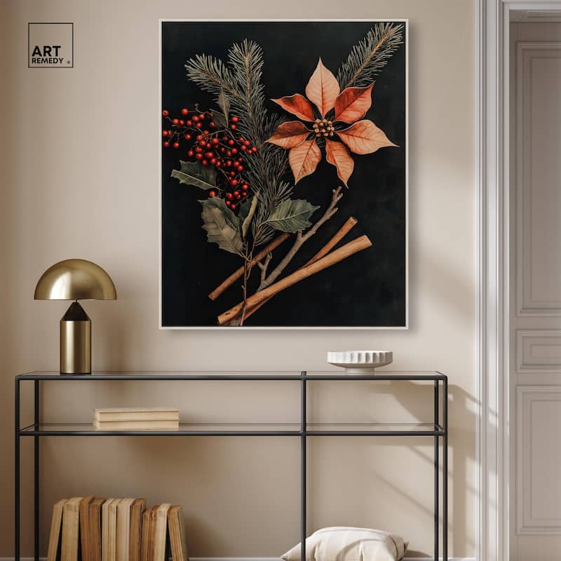 Hearth Flora Canvas by Art Remedy