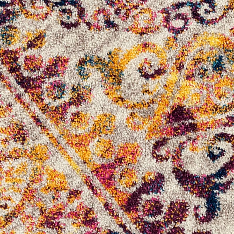 Manhattan Burke Tribal Multi-Colored Runner Rug