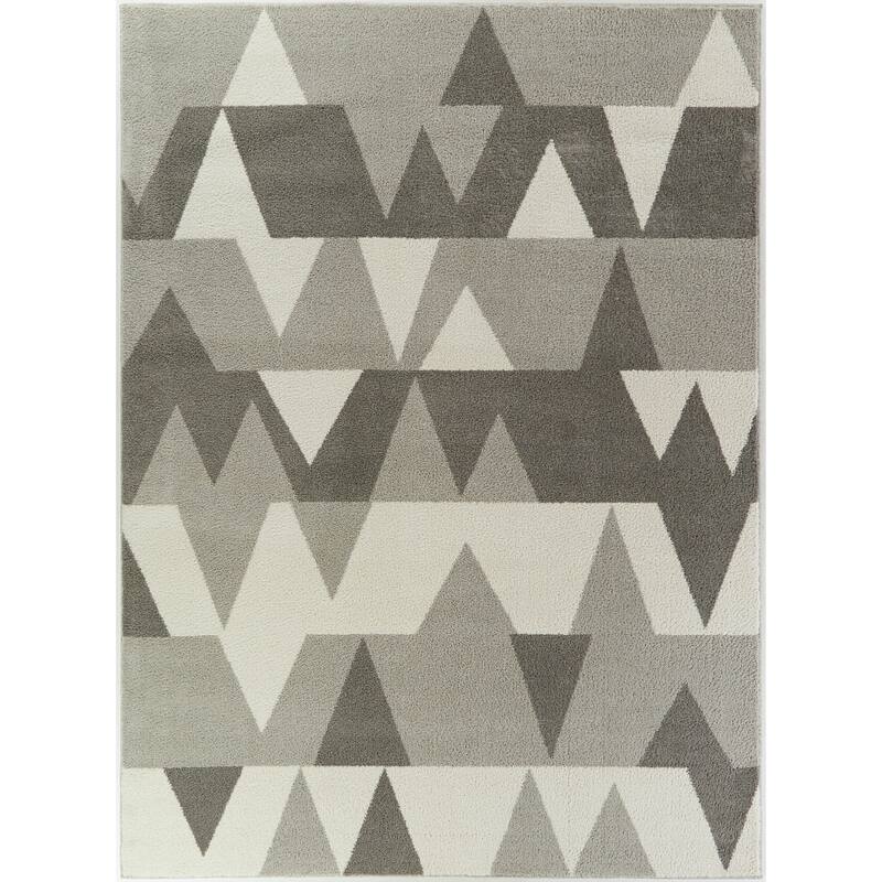 Modern Multicolor Geometric Contemporary Area Rug