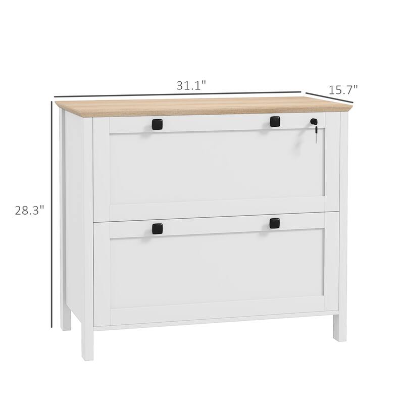 Lateral File Cabinet,Filing Cabinet with Adjustable Hanging Bar,For Home and Office