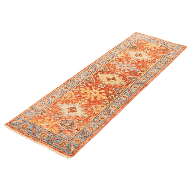ECARPETGALLERY Hand-knotted Jules Serapi Red Wool Rug - 2'6 x 7'11