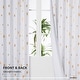 preview thumbnail 21 of 54, Deconovo Gold Star Foil Room Darkening Curtains for Kids 2 Panels