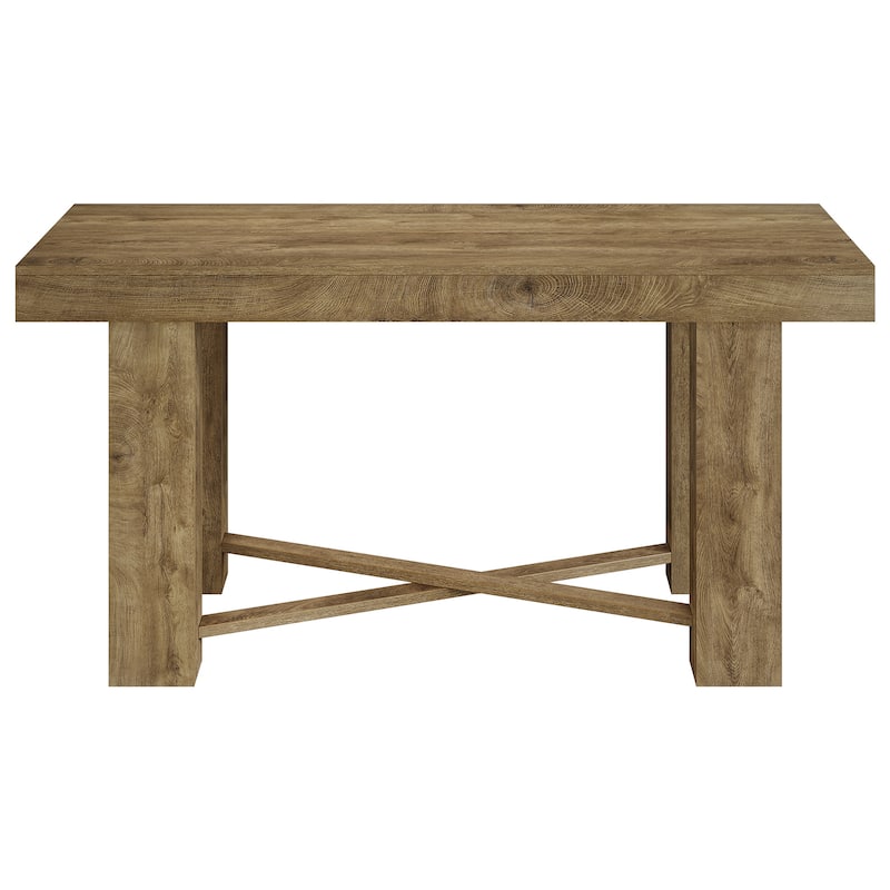 55" Farmhouse Bar Table, Modern Rectangular Counter Height Table