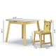 preview thumbnail 4 of 2, Five-piece Kid's Table and Chair Set with Cartoon Animal Patterns