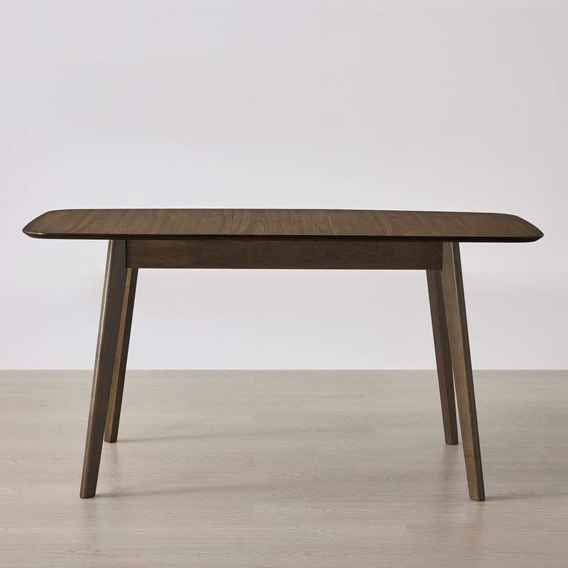 Spruce & Spring 47 to 59 Inch Mid Century Extendable Dining Table for 4-6 People