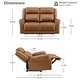 preview thumbnail 15 of 85, Leo Power Wall Hugger Reclining Sofa with Multi-Function Console