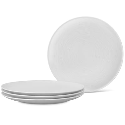 Noritake Colorscapes Swirl Set Of 4 Coupe Dinner Plates, 11"