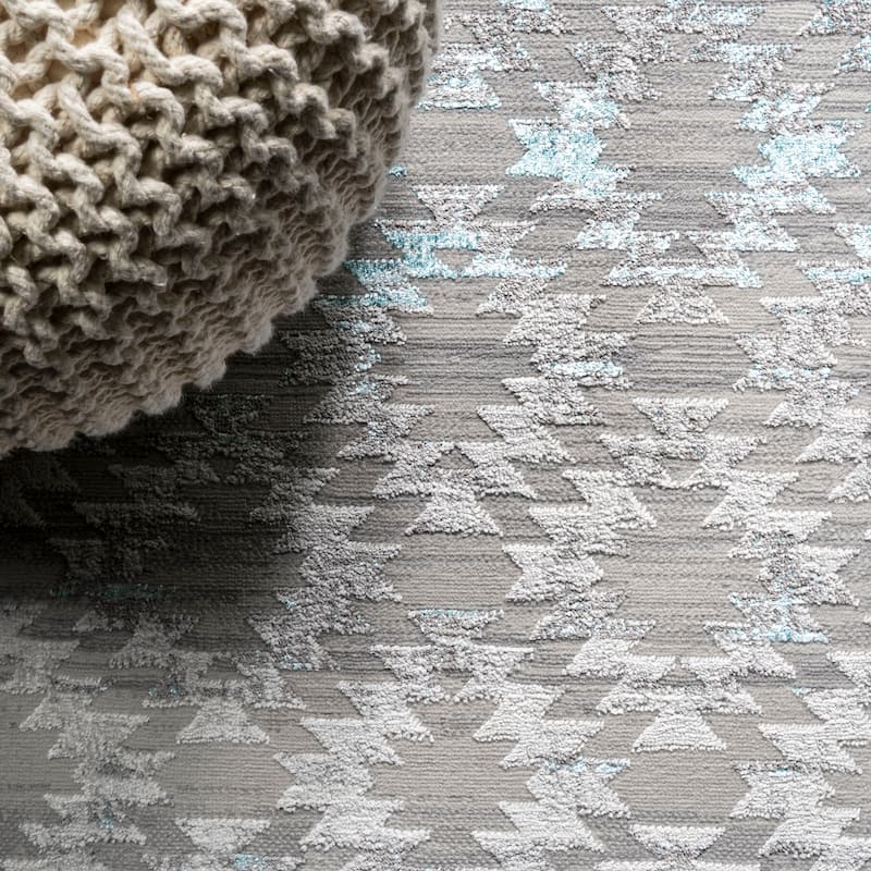 JONATHAN Y Ethan Faded Trellis Area Rug