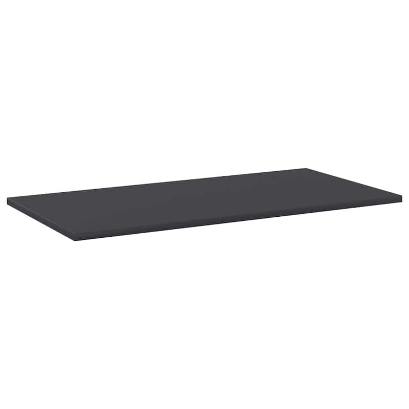 vidaXL Bookshelf Boards 4 pcs Gray 31.5"x15.7"x0.6" Chipboard