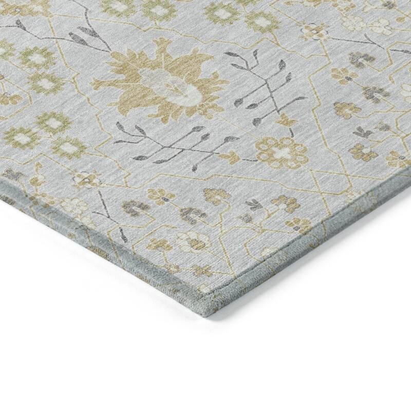HomeRoots Oriental Traditional Rectangle Outdoor Rug