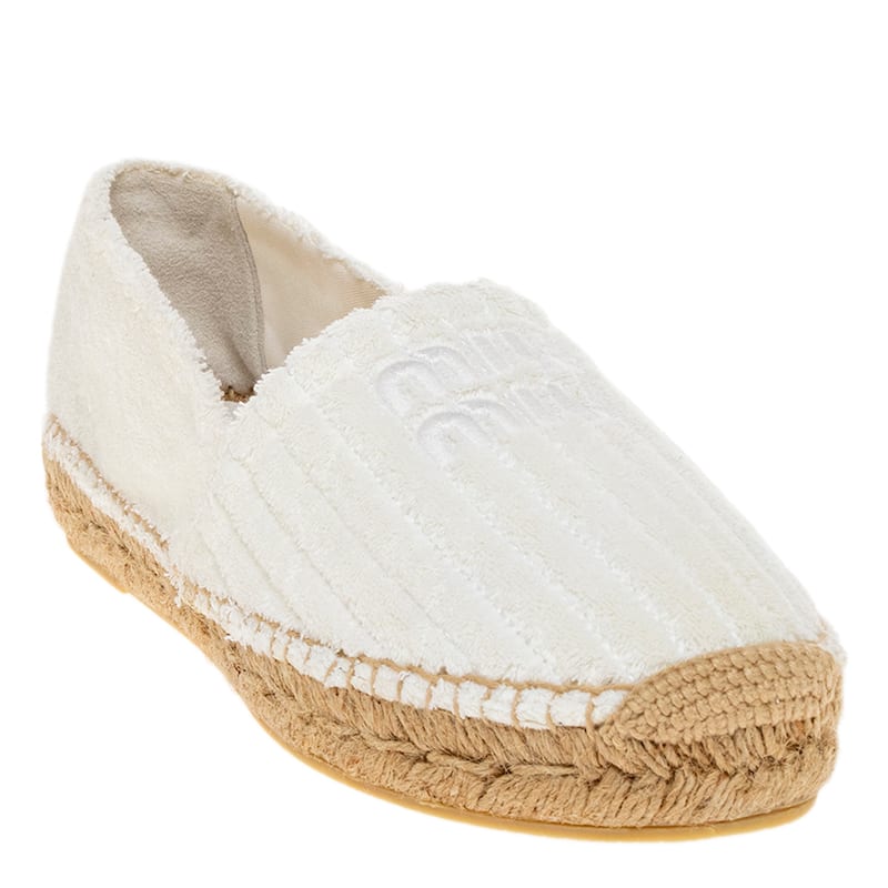 Miu Miu Terry Cloth Espadrilles - 40 EU