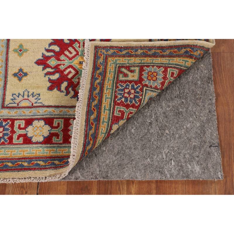 Yellow Kazak Oriental Accent Rug Handmade Wool Carpet - 2'9" x 4'3"