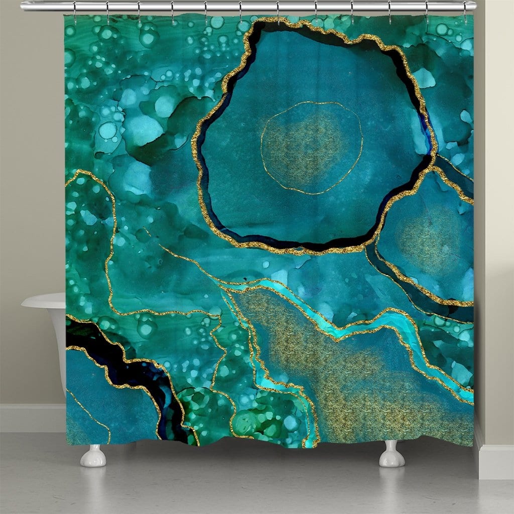 Oh Geode Shower Curtain